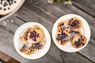 weareForelsket vegane Heidelbeerpancakes, vegane Rezepte, vegane Blaubeerpfannkuchen