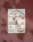 Karte: Weihnachtsmaushaus.