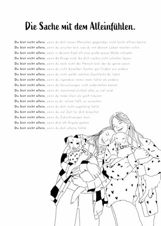 Du bist nicht allein Text im we are Forelsket Magazin