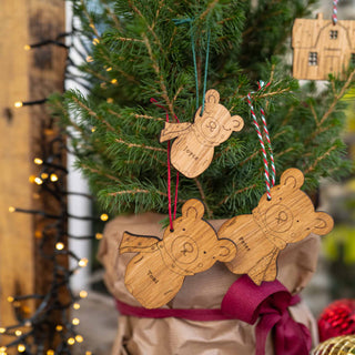 Weihnachtsanhänger Bärenfamilie "2+1"