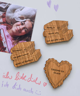 weareforelsket Holzmagnet aus Eichenholz