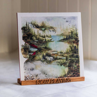 Schallplattenhalter personalisiert