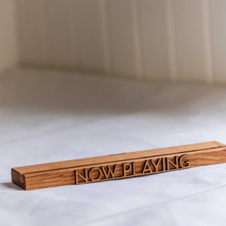 Schallplattenhalter personalisiert