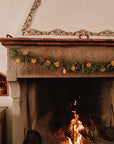 DIY Weihnachtsgirlande mit getrockneten Orangen