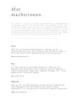 we are forelsket Interviews zum Thema „mutig sein“